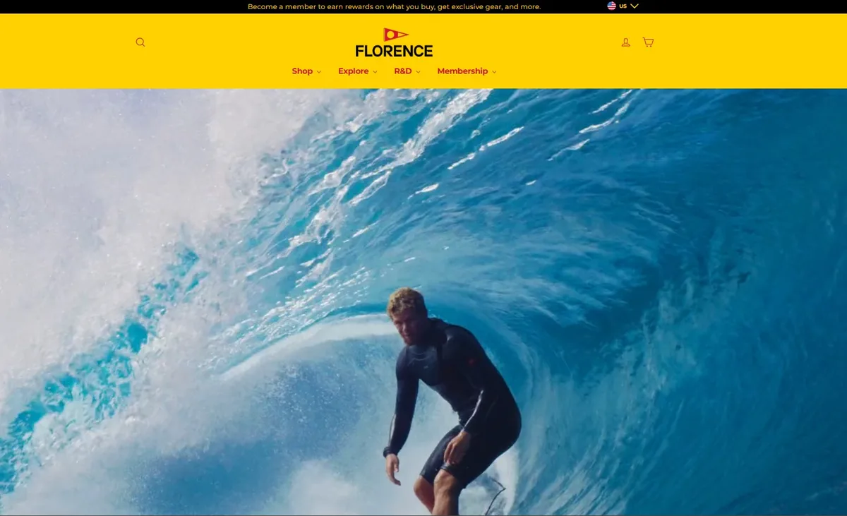 Florence Marine X — storefront